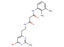 N-(2,3-dimethylphenyl)-N'-[2-(6-hydroxy-2-methylpyrimidin-4-yl)ethyl]malonamide
