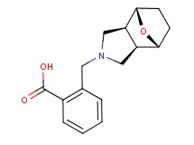 2-[(1R*,2R*,6S*,7S*)-10-oxa-4-azatricyclo[5.2.1.0~2,6~]dec-4-ylmethyl]benzoic acid
