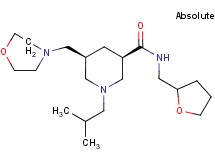 (3R,5S)-1-isobutyl-5-(4-morpholinylmethyl)-N-(tetrahydro-2-furanylmethyl)-3-piperidinecarboxamide