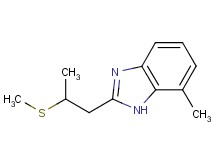 7-methyl-2-[2-(methylthio)propyl]-1H-benzimidazole