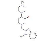 (3R*,4R*)-1-[(1-methyl-1H-benzimidazol-2-yl)methyl]-4-(4-methyl-1-piperazinyl)-3-piperidinol