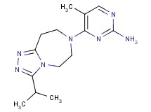4-(3-isopropyl-5,6,8,9-tetrahydro-7H-[1,2,4]triazolo[4,3-d][1,4]diazepin-7-yl)-5-methylpyrimidin-2-amine
