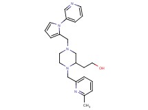 2-(1-[(6-methyl-2-pyridinyl)methyl]-4-{[1-(3-pyridinyl)-1H-pyrrol-2-yl]methyl}-2-piperazinyl)ethanol