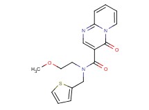 N-(2-methoxyethyl)-4-oxo-N-(2-thienylmethyl)-4H-pyrido[1,2-a]pyrimidine-3-carboxamide