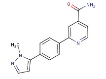 2-[4-(1-methyl-1H-pyrazol-5-yl)phenyl]isonicotinamide