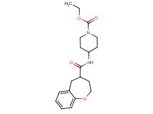 ethyl 4-[(2,3,4,5-tetrahydro-1-benzoxepin-4-ylcarbonyl)amino]piperidine-1-carboxylate