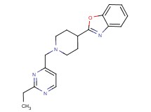 2-{1-[(2-ethylpyrimidin-4-yl)methyl]piperidin-4-yl}-1,3-benzoxazole