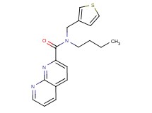 N-butyl-N-(3-thienylmethyl)-1,8-naphthyridine-2-carboxamide
