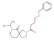 2-[4-(benzyloxy)butanoyl]-7-isopropyl-2,7-diazaspiro[4.5]decan-6-one