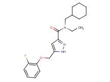 N-(cyclohexylmethyl)-N-ethyl-5-[(2-fluorophenoxy)methyl]-1H-pyrazole-3-carboxamide