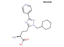 (2S)-2-amino-4-[1-(cyclohexylmethyl)-3-pyridin-4-yl-1H-1,2,4-triazol-5-yl]butanoic acid