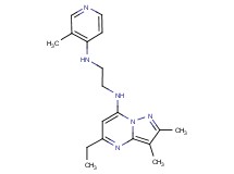 N-(5-ethyl-2,3-dimethylpyrazolo[1,5-a]pyrimidin-7-yl)-N'-(3-methylpyridin-4-yl)ethane-1,2-diamine