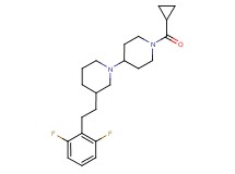 1'-(cyclopropylcarbonyl)-3-[2-(2,6-difluorophenyl)ethyl]-1,4'-bipiperidine