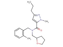 1-methyl-N-(2-methylbenzyl)-3-propyl-N-(tetrahydrofuran-2-ylmethyl)-1H-pyrazole-5-carboxamide