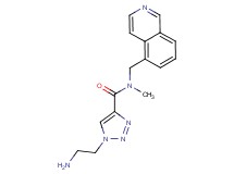 1-(2-aminoethyl)-N-(5-isoquinolinylmethyl)-N-methyl-1H-1,2,3-triazole-4-carboxamide dihydrochloride