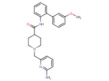 N-(3'-methoxy-2-biphenylyl)-1-[(6-methyl-2-pyridinyl)methyl]-4-piperidinecarboxamide