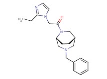 (1S*,5R*)-3-benzyl-6-[(2-ethyl-1H-imidazol-1-yl)acetyl]-3,6-diazabicyclo[3.2.2]nonane