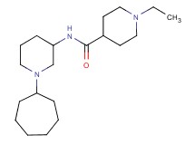 N-(1-cycloheptyl-3-piperidinyl)-1-ethyl-4-piperidinecarboxamide
