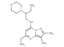 5-ethyl-2,3-dimethyl-N-(2-morpholin-4-ylbutyl)pyrazolo[1,5-a]pyrimidin-7-amine