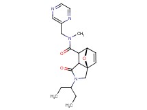 (3aR*,6S*)-2-(1-ethylpropyl)-N-methyl-1-oxo-N-(pyrazin-2-ylmethyl)-1,2,3,6,7,7a-hexahydro-3a,6-epoxyisoindole-7-carboxamide