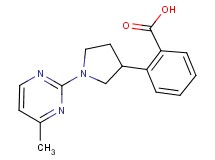 2-[1-(4-methyl-2-pyrimidinyl)-3-pyrrolidinyl]benzoic acid