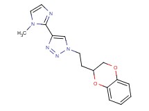 1-[2-(2,3-dihydro-1,4-benzodioxin-2-yl)ethyl]-4-(1-methyl-1H-imidazol-2-yl)-1H-1,2,3-triazole