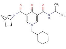 5-(2-azabicyclo[2.2.1]hept-2-ylcarbonyl)-1-(cyclohexylmethyl)-N-isopropyl-4-oxo-1,4-dihydro-3-pyridinecarboxamide