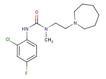 N-(2-azepan-1-ylethyl)-N'-(2-chloro-4-fluorophenyl)-N-methylurea