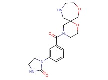 1-[3-(1,8-dioxa-4,11-diazaspiro[5.6]dodec-4-ylcarbonyl)phenyl]imidazolidin-2-one
