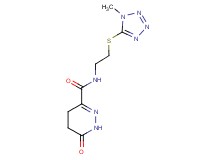 N-{2-[(1-methyl-1H-tetrazol-5-yl)thio]ethyl}-6-oxo-1,4,5,6-tetrahydropyridazine-3-carboxamide