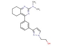 2-(3-{3-[2-(dimethylamino)-5,6,7,8-tetrahydro-4-quinazolinyl]phenyl}-1H-pyrazol-1-yl)ethanol