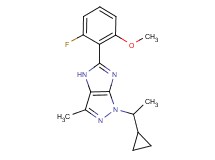 1-(1-cyclopropylethyl)-5-(2-fluoro-6-methoxyphenyl)-3-methyl-1,4-dihydroimidazo[4,5-c]pyrazole