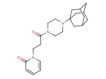 1-{3-[4-(1-adamantyl)-1-piperazinyl]-3-oxopropyl}-2(1H)-pyridinone