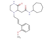 N-cycloheptyl-2-{1-[(2E)-3-(2-methoxyphenyl)-2-propen-1-yl]-3-oxo-2-piperazinyl}acetamide