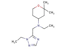 (2,2-dimethyltetrahydro-2H-pyran-4-yl)ethyl[(1-ethyl-1H-1,2,4-triazol-5-yl)methyl]amine