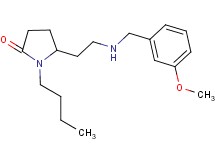 1-butyl-5-{2-[(3-methoxybenzyl)amino]ethyl}-2-pyrrolidinone