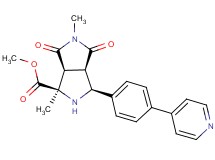 methyl (1R*,3S*,3aR*,6aS*)-1,5-dimethyl-4,6-dioxo-3-(4-pyridin-4-ylphenyl)octahydropyrrolo[3,4-c]pyrrole-1-carboxylate