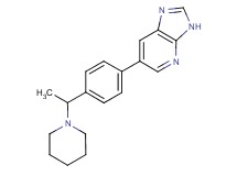6-[4-(1-piperidin-1-ylethyl)phenyl]-3H-imidazo[4,5-b]pyridine