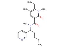 6-ethyl-N,1,5-trimethyl-2-oxo-N-(1-pyridin-3-ylpentyl)-1,2-dihydropyridine-3-carboxamide