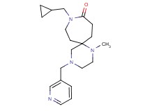 9-(cyclopropylmethyl)-1-methyl-4-(pyridin-3-ylmethyl)-1,4,9-triazaspiro[5.6]dodecan-10-one