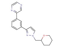 2-{3-[1-(tetrahydro-2H-pyran-2-ylmethyl)-1H-pyrazol-3-yl]phenyl}pyrazine