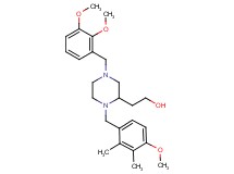 2-[4-(2,3-dimethoxybenzyl)-1-(4-methoxy-2,3-dimethylbenzyl)-2-piperazinyl]ethanol
