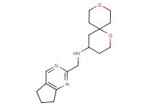(6,7-dihydro-5H-cyclopenta[d]pyrimidin-2-ylmethyl)1,9-dioxaspiro[5.5]undec-4-ylamine