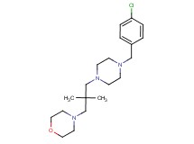 4-{3-[4-(4-chlorobenzyl)-1-piperazinyl]-2,2-dimethylpropyl}morpholine