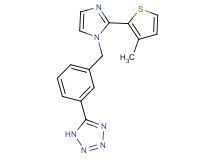 5-(3-{[2-(3-methyl-2-thienyl)-1H-imidazol-1-yl]methyl}phenyl)-1H-tetrazole