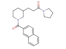 1-(2-naphthoyl)-3-[3-oxo-3-(1-pyrrolidinyl)propyl]piperidine