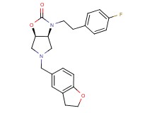 (3aS*,6aR*)-5-(2,3-dihydro-1-benzofuran-5-ylmethyl)-3-[2-(4-fluorophenyl)ethyl]hexahydro-2H-pyrrolo[3,4-d][1,3]oxazol-2-one