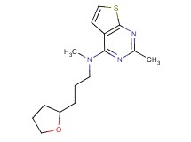 N,2-dimethyl-N-[3-(tetrahydrofuran-2-yl)propyl]thieno[2,3-d]pyrimidin-4-amine