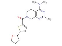 N,N,2-trimethyl-7-{[5-(tetrahydrofuran-2-yl)-2-thienyl]carbonyl}-5,6,7,8-tetrahydropyrido[3,4-d]pyrimidin-4-amine