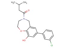 7-(3-chlorophenyl)-4-(3-methylbutanoyl)-2,3,4,5-tetrahydro-1,4-benzoxazepin-9-ol